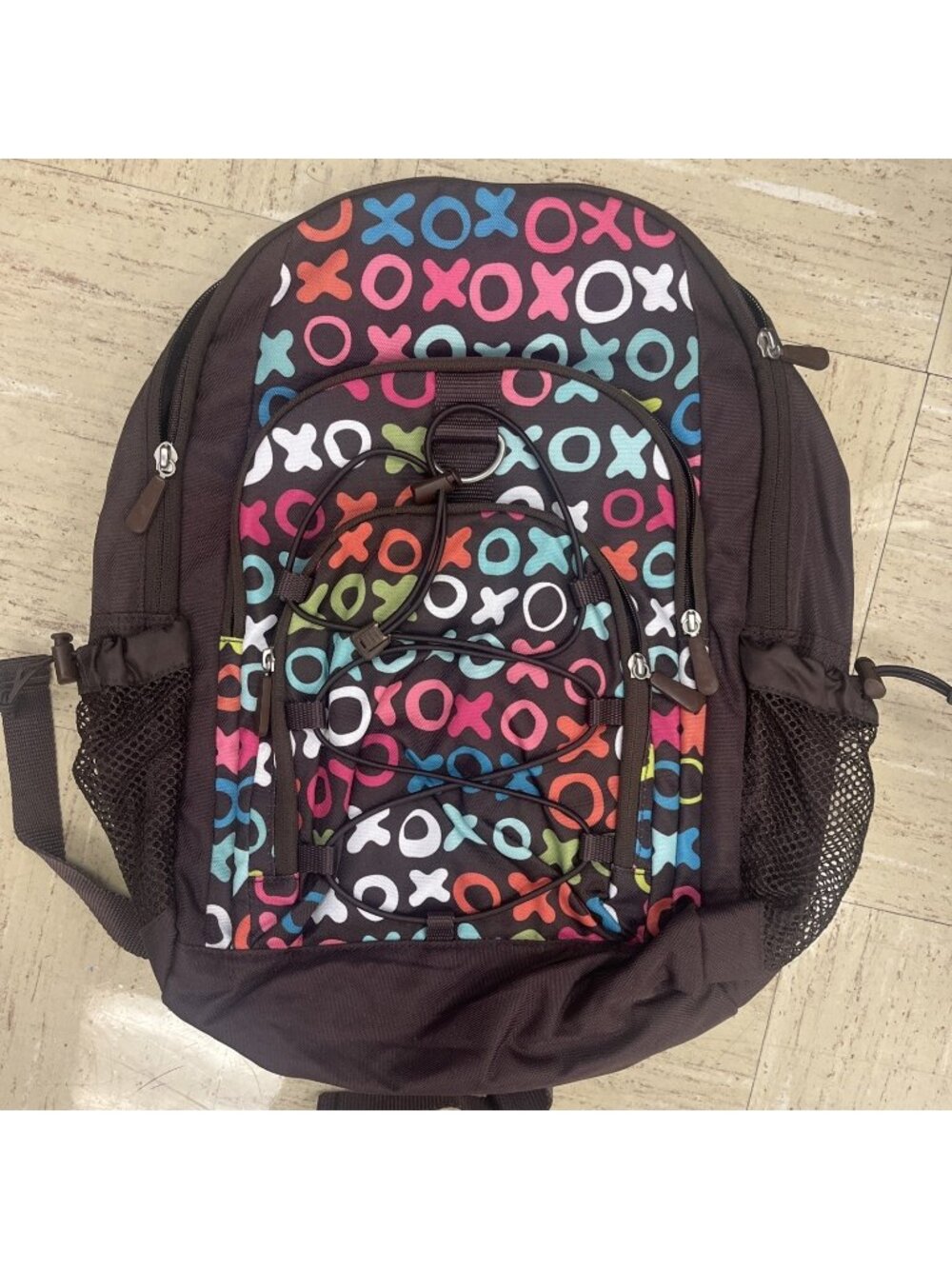 Pottery Barn Teen Gear-Up brown xoxo trendy Backpack NWOT